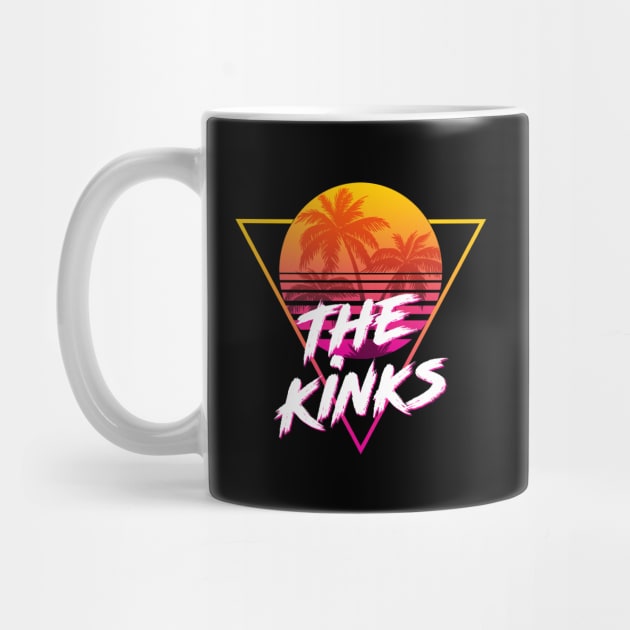 The Kinks - Proud Name Retro 80s Sunset Aesthetic Design by DorothyMayerz Base